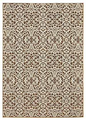 Intrigue INT02 Rust/Ivory Rug - Rug & Home