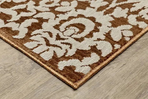 Intrigue INT02 Rust/Ivory Rug