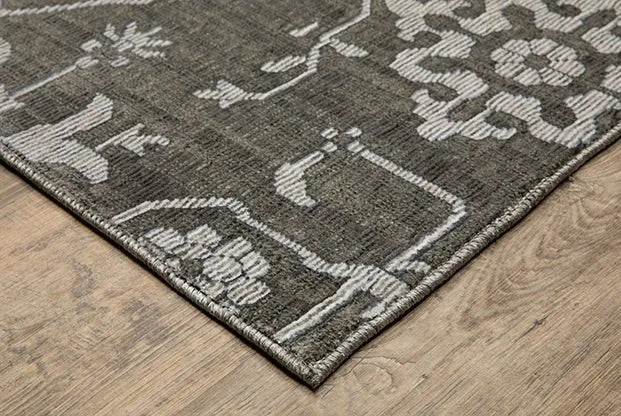 Intrigue INT09 Grey Rug - Rug & Home