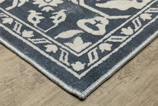 Intrigue INT10 Blue/Ivory Rug