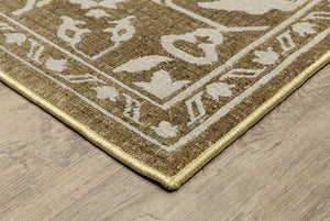 Intrigue INT11 Taupe Rug - Rug & Home