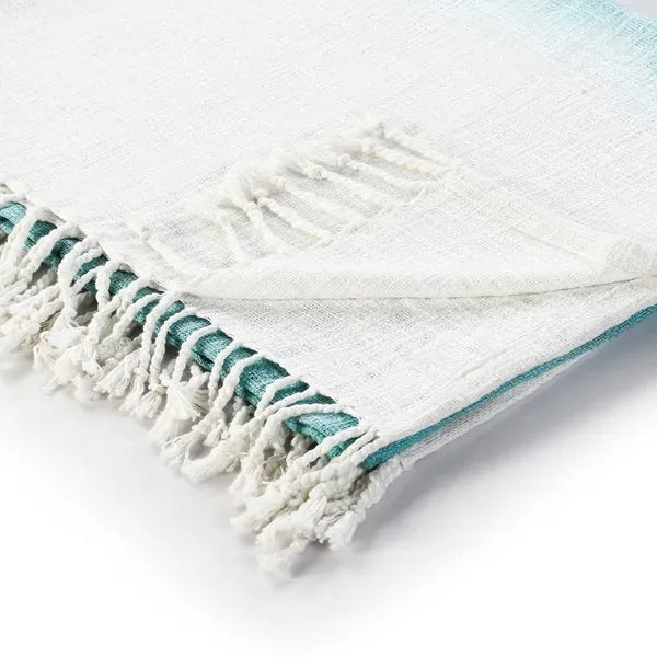 Iridescence 80262ABL Angel Blue Throw Blanket - Rug & Home