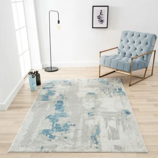 Isabella 81779GBU Grey/Blue Rug - Rug & Home