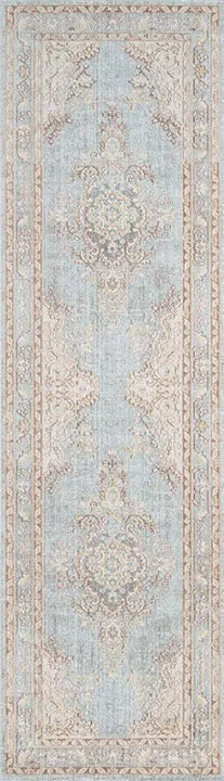 Isabella ISA 1 Blue Rug - Rug & Home