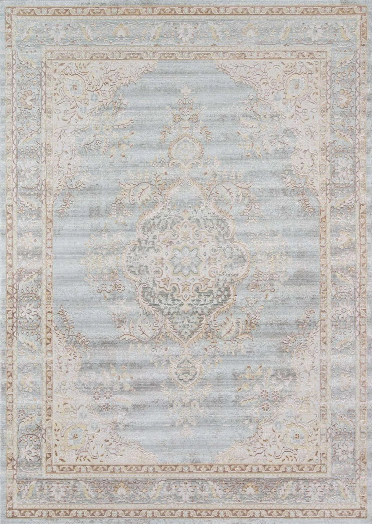 Isabella ISA 1 Blue Rug - Rug & Home