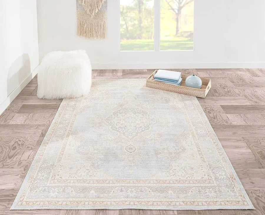 Isabella ISA 1 Blue Rug - Rug & Home