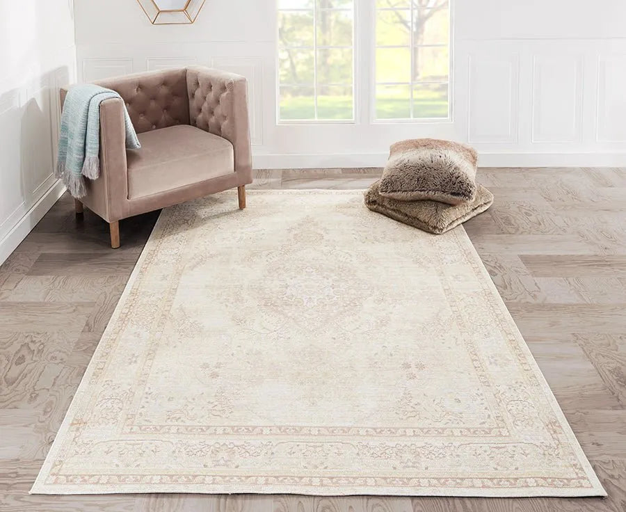 Isabella ISA 1 Ivory Rug - Rug & Home