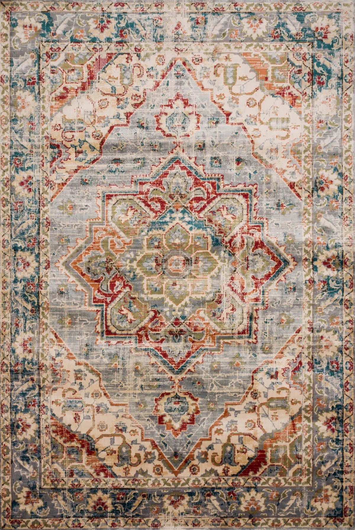 Isadora ISA-02 Oatmeal/Multi Rug