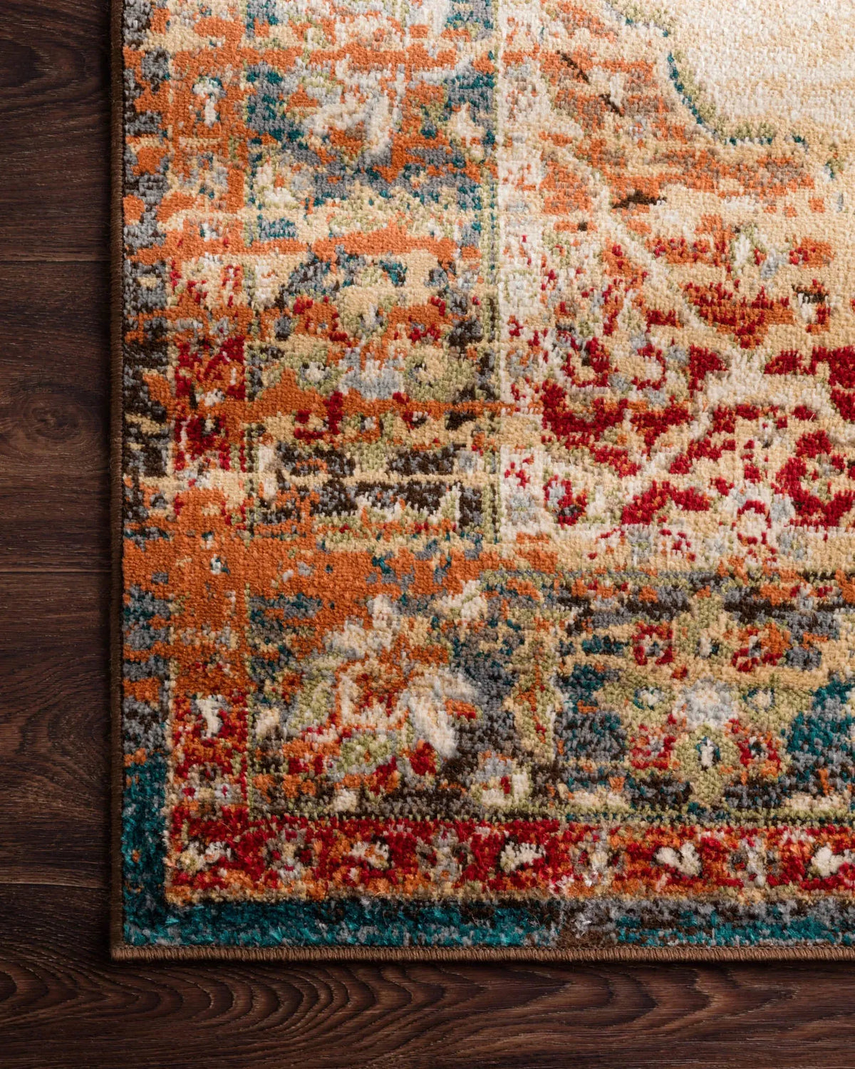 Isadora ISA-04 Ant. Ivory/Sunset Rug