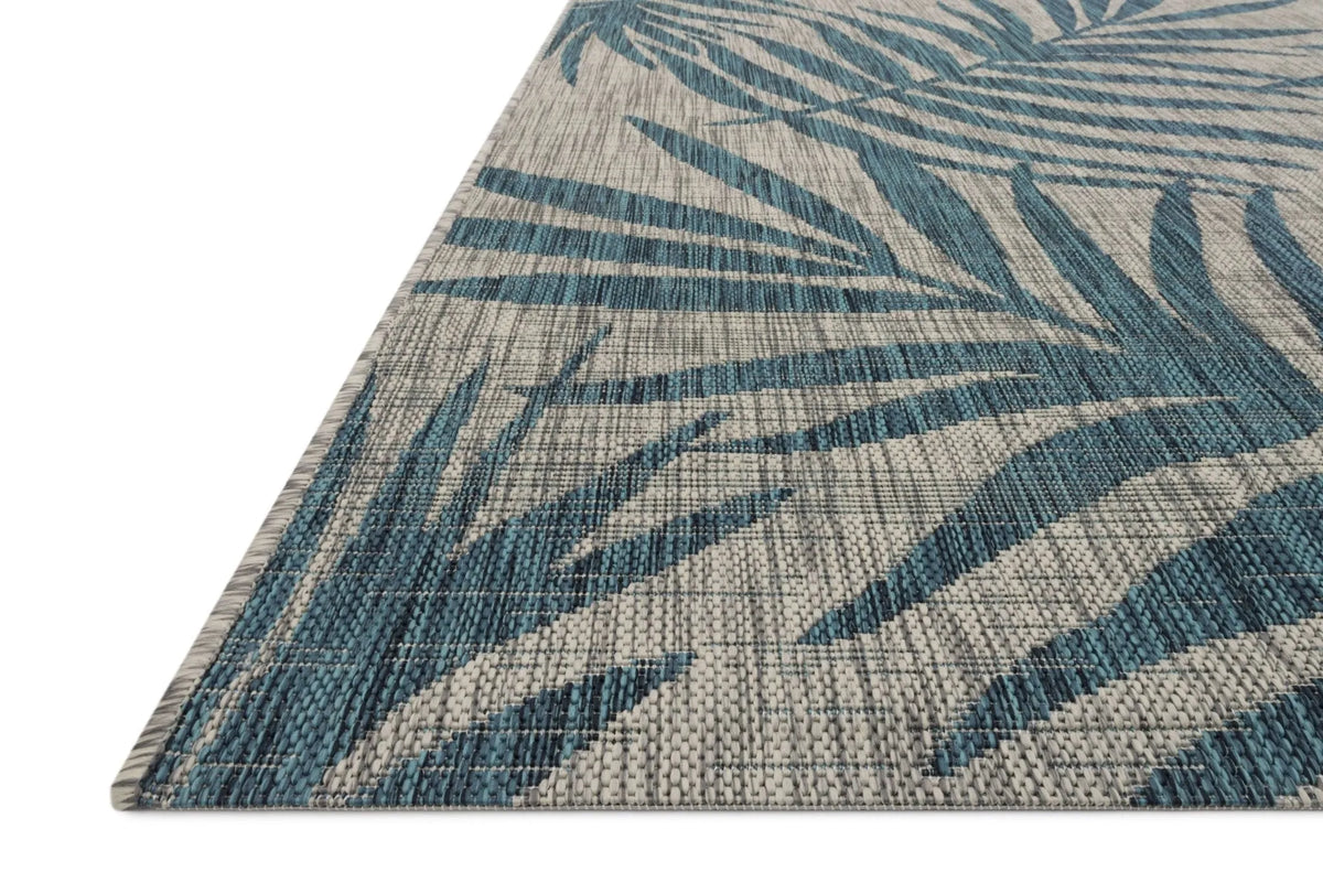 Isle IE 10 Grey Aqua Rug - Rug & Home