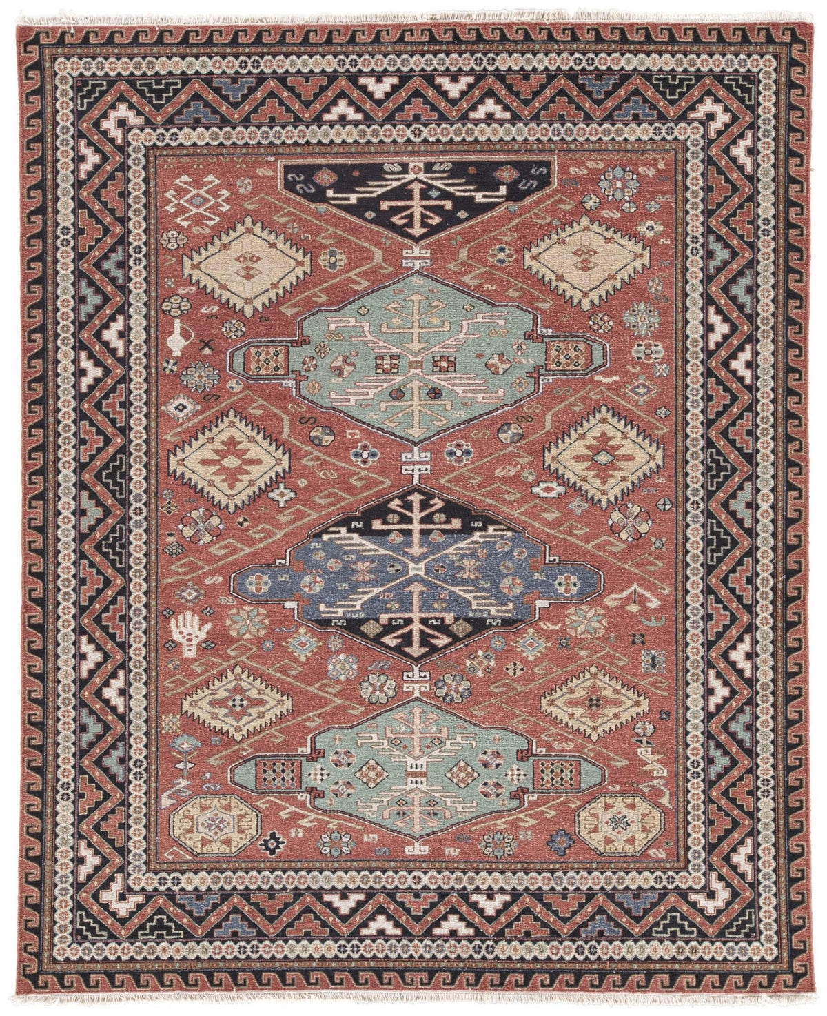 Jaimak JM37 Granato Caviar/Tandori Spice Rug - Rug & Home