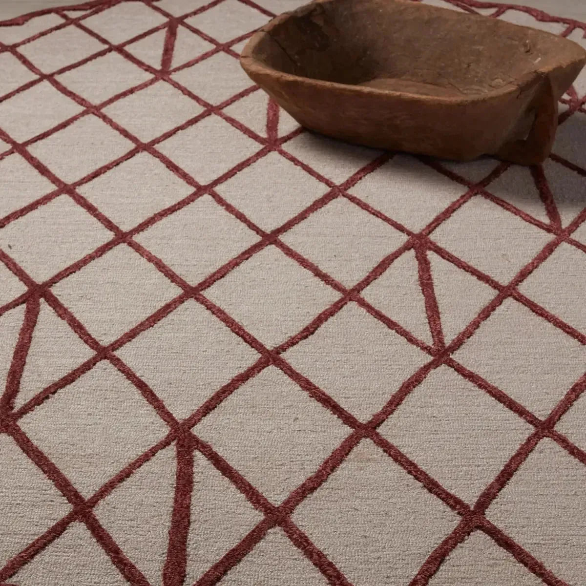 Jaipur Wunderkammer JWK01 Wine/Lt. Grey Rug