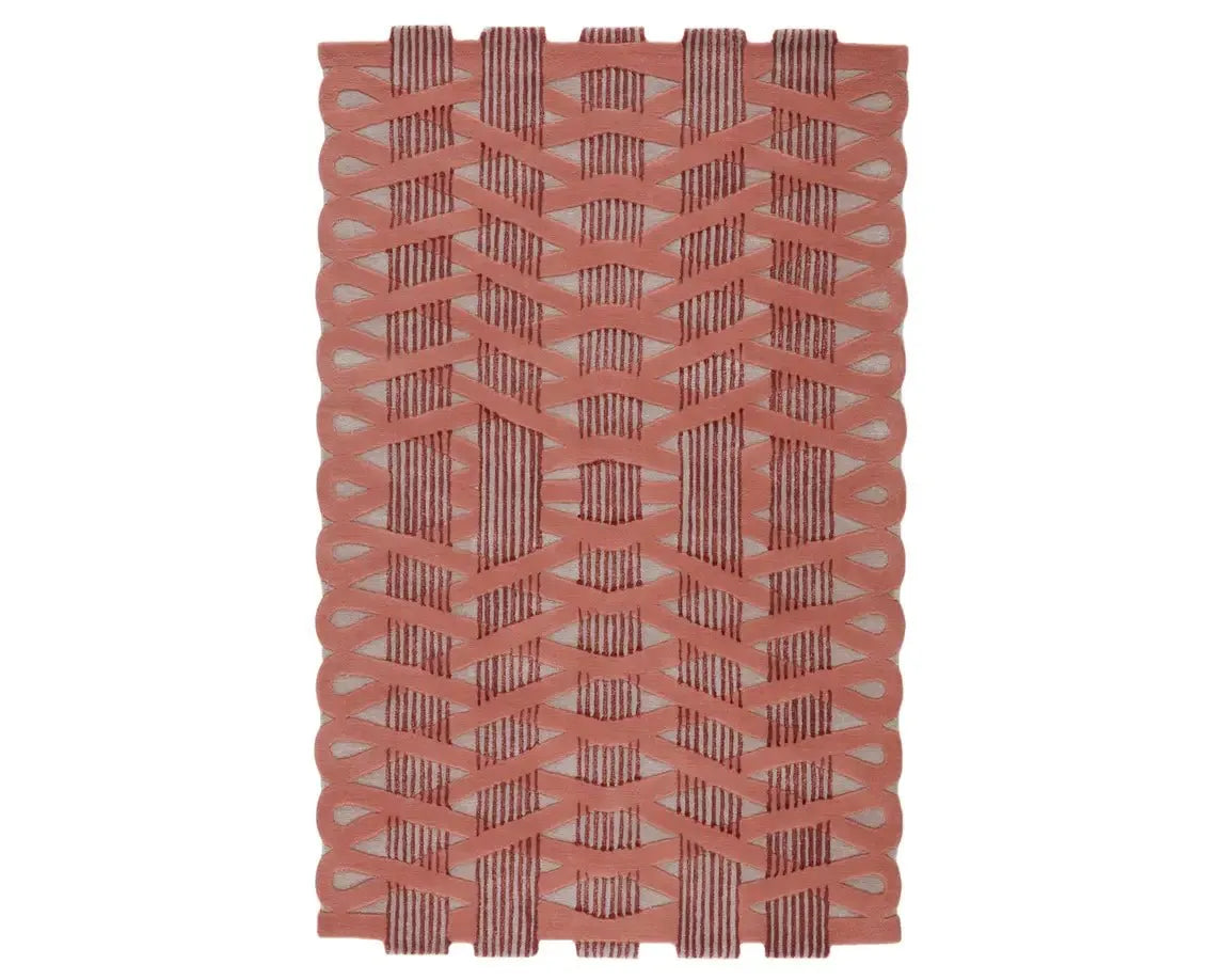 Jaipur Wunderkammer JWK02 Pink/Wine Rug - Rug & Home