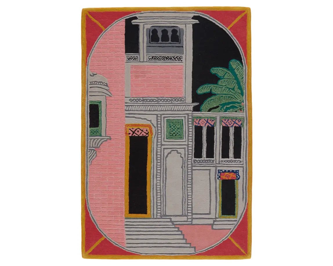 Jaipur Wunderkammer JWK05 Pink Rug - Rug & Home