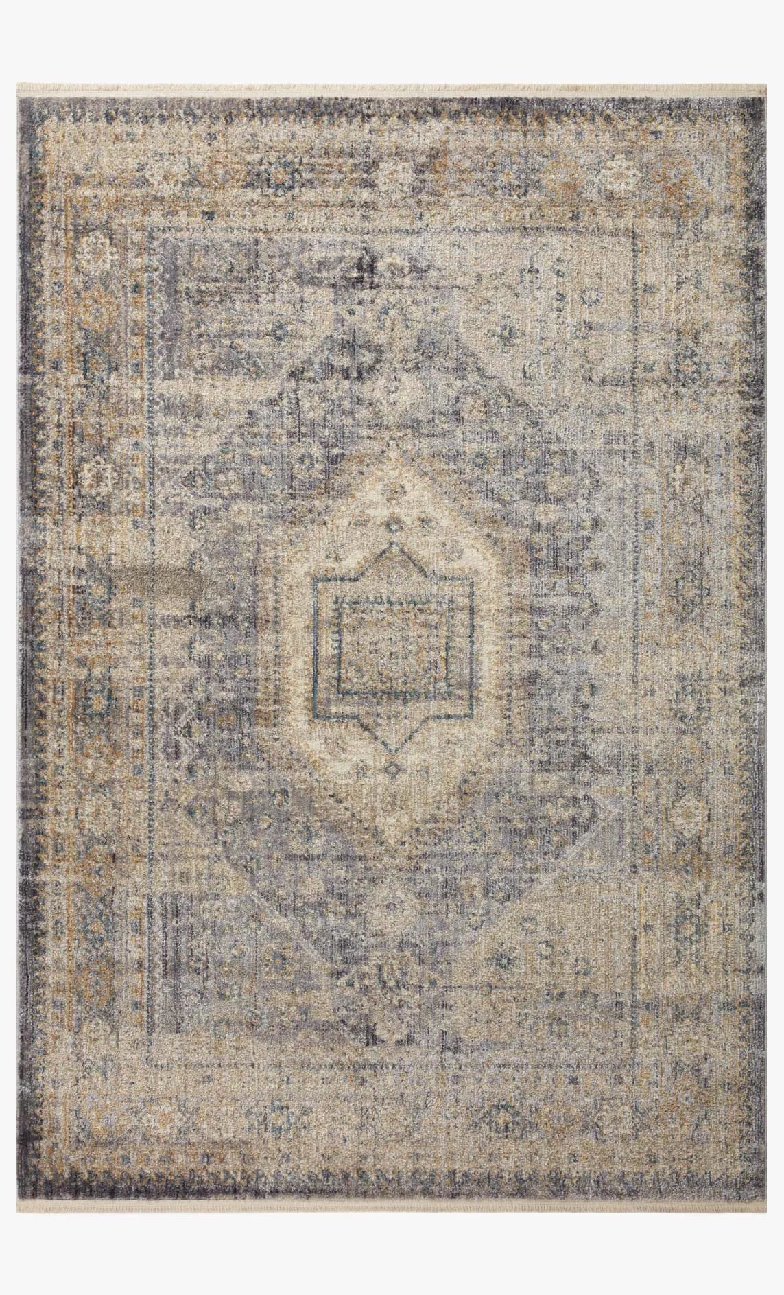 Janey By Magnolia Home Jay-02 Slate/Gold Rug - Rug & Home