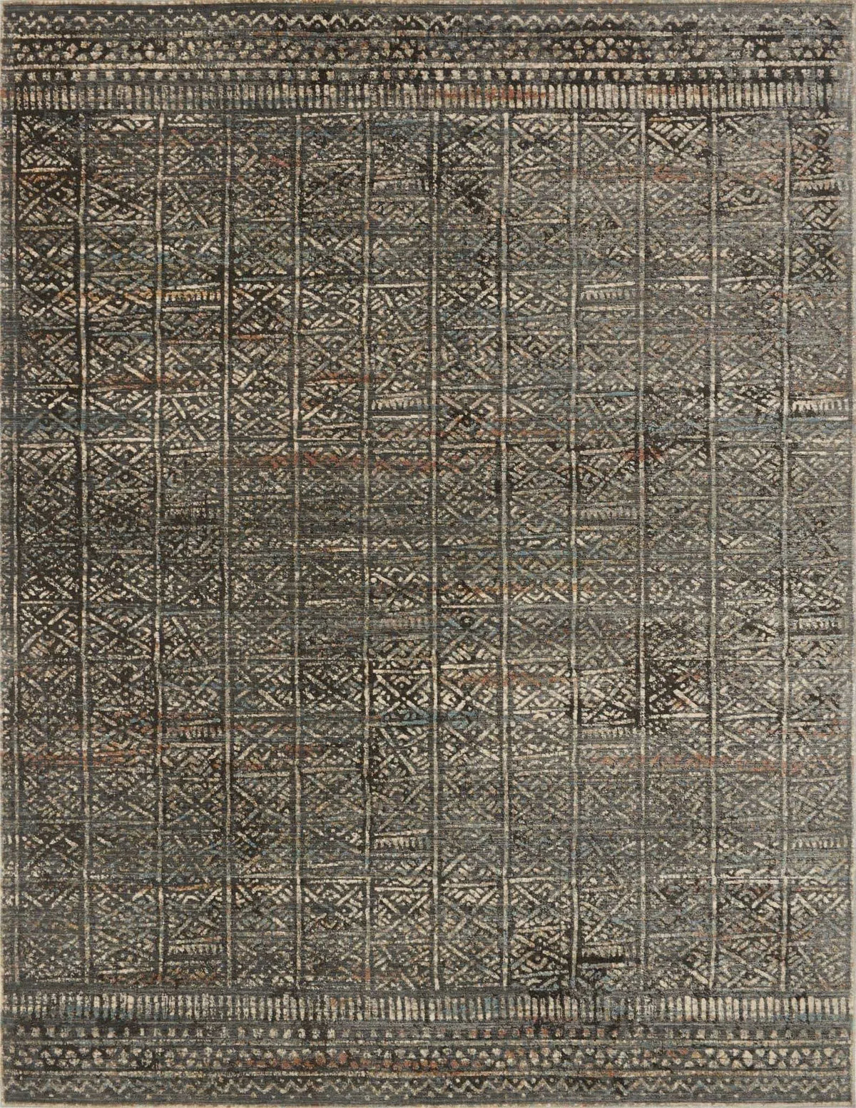 Javari JV 06 Charcoal / Silver Rug - Rug & Home