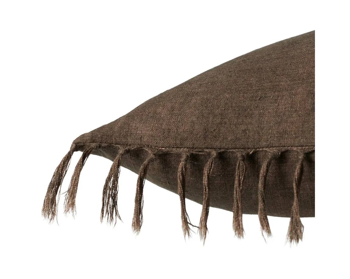 Jemina JEM05 Brown Pillow - Rug & Home