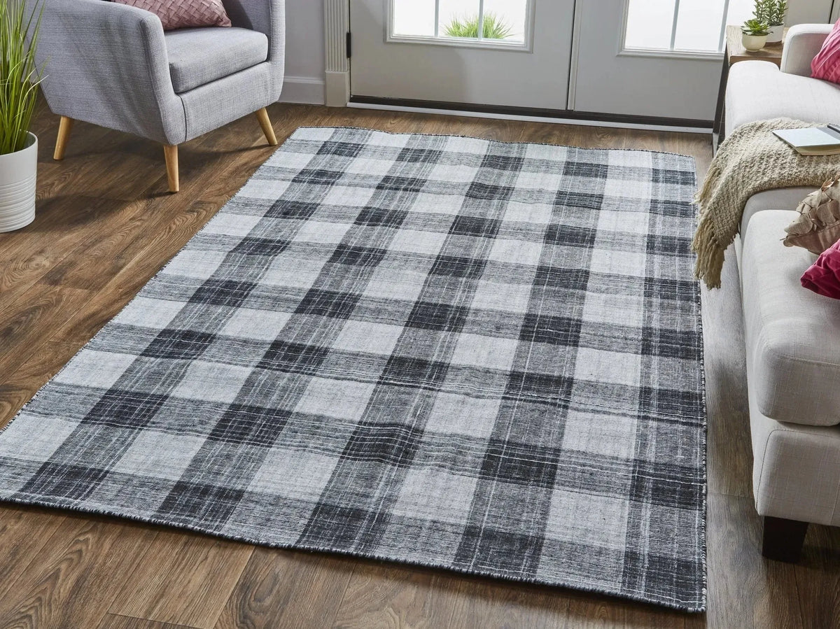 Jemma R8050 Black/Gray Rug