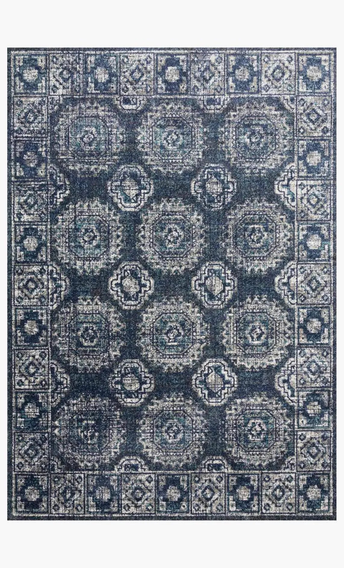 Joaquin JOA-03 Denim/Grey Rug