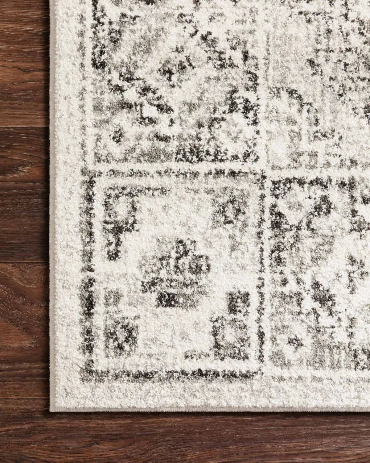 Joaquin JOA-03 Ivory/Charcoal Rug - Rug & Home