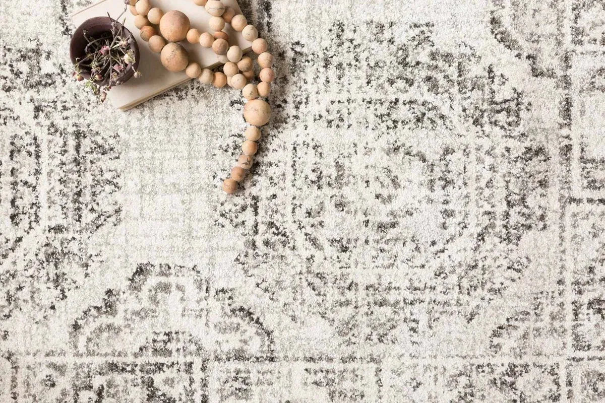 Joaquin JOA-03 Ivory/Charcoal Rug - Rug & Home