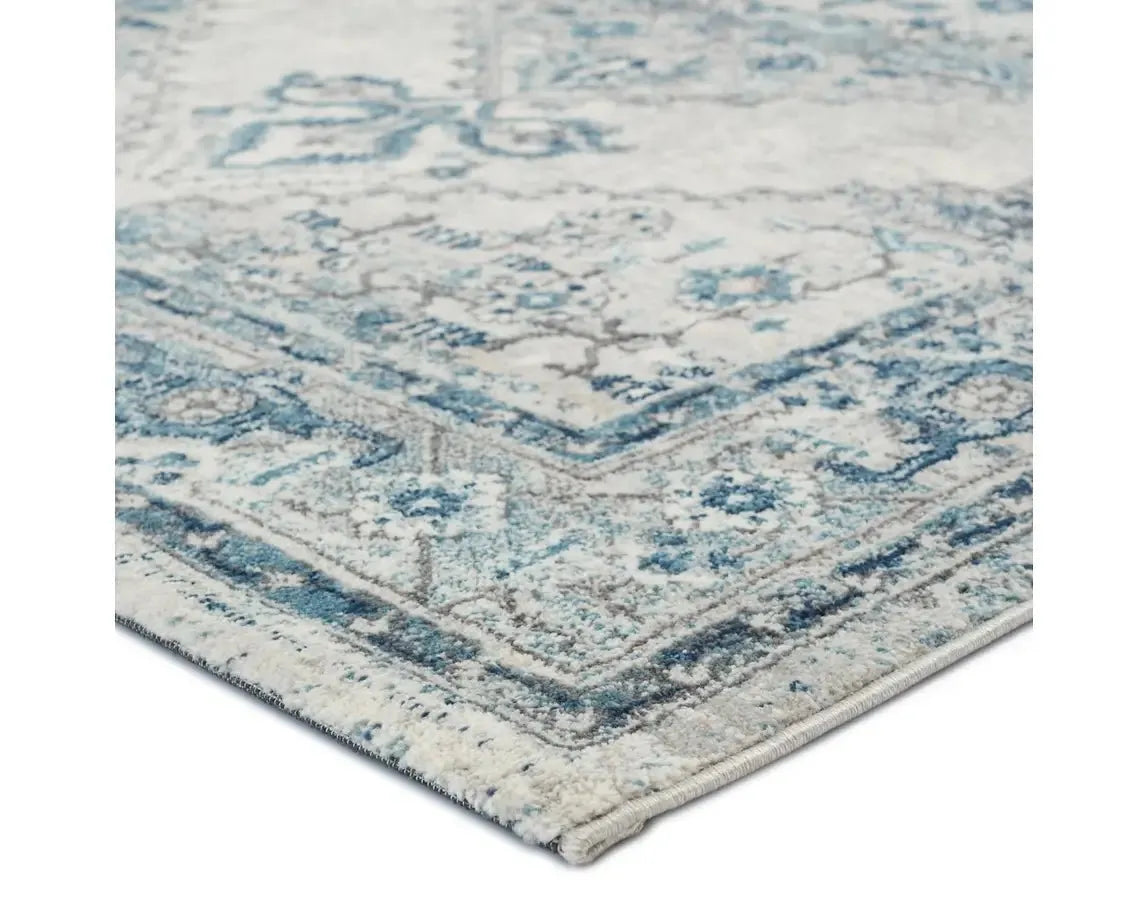 Jolie JOL01 Grey/Blue Rug - Rug & Home