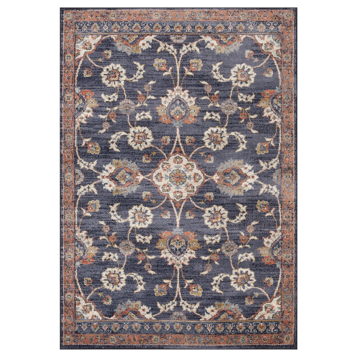 Jordan JOR-2 Navy Blue Rug - Rug & Home