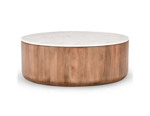 Josie 46" Round Coffee Table Umber - Rug & Home