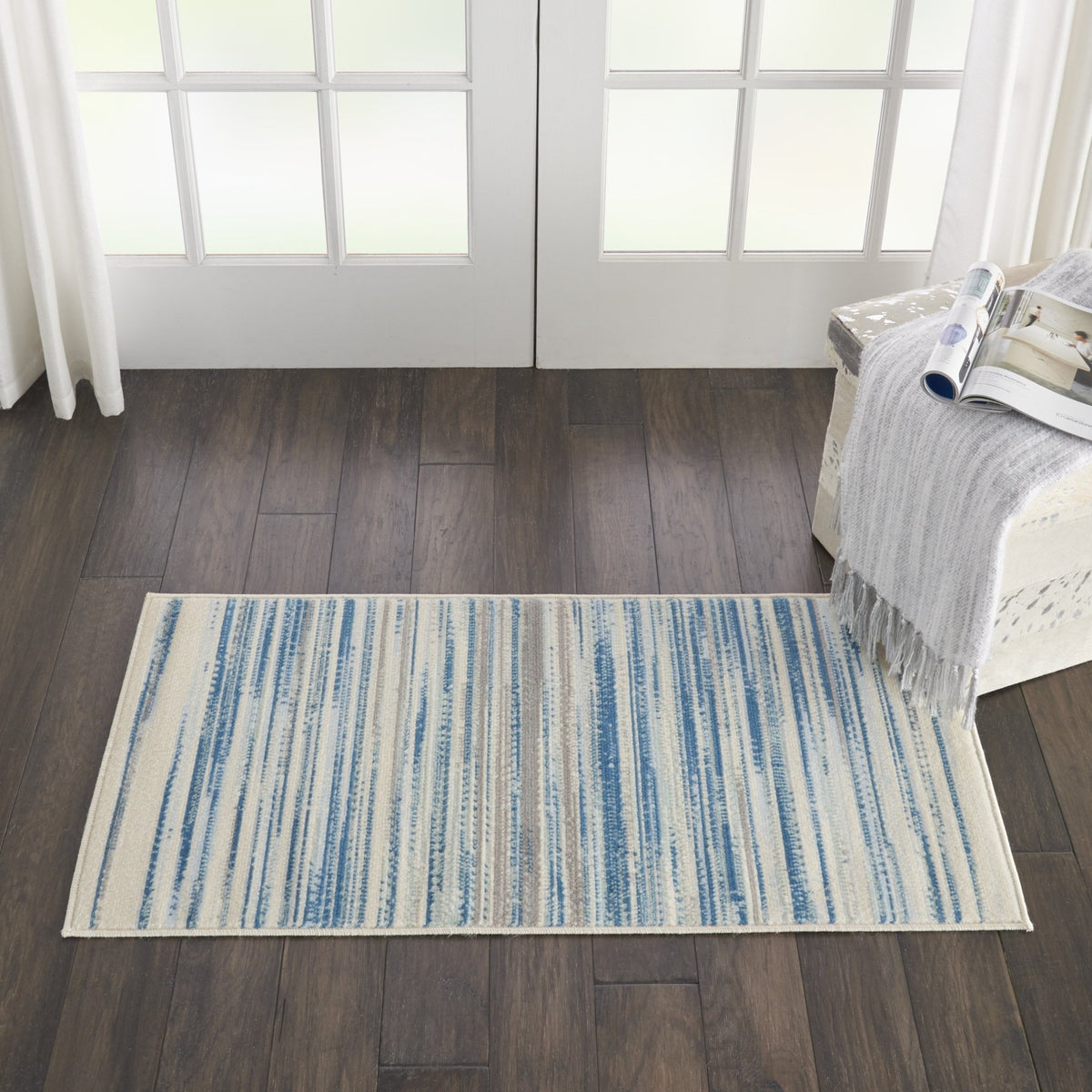 Jubilant JUB04 Blue Rug - Rug & Home