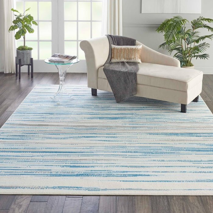 Jubilant JUB04 Blue Rug - Rug & Home