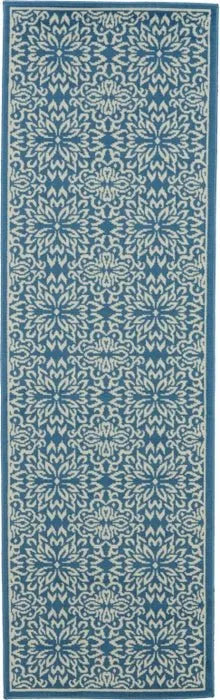 Jubilant JUB06 Ivory/Blue Rug - Rug & Home