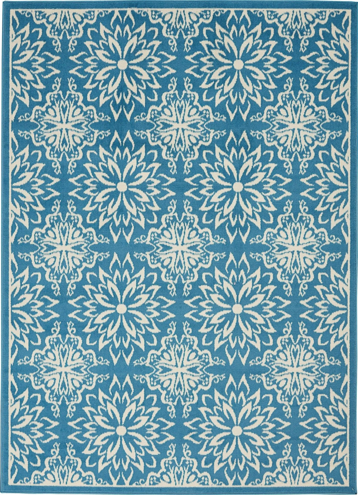 Jubilant JUB06 Ivory/Blue Rug - Rug & Home