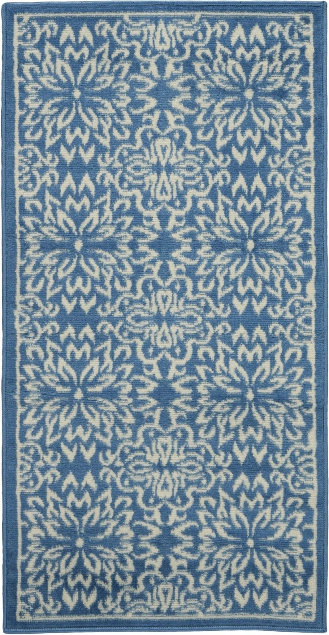 Jubilant JUB06 Ivory/Blue Rug - Rug & Home