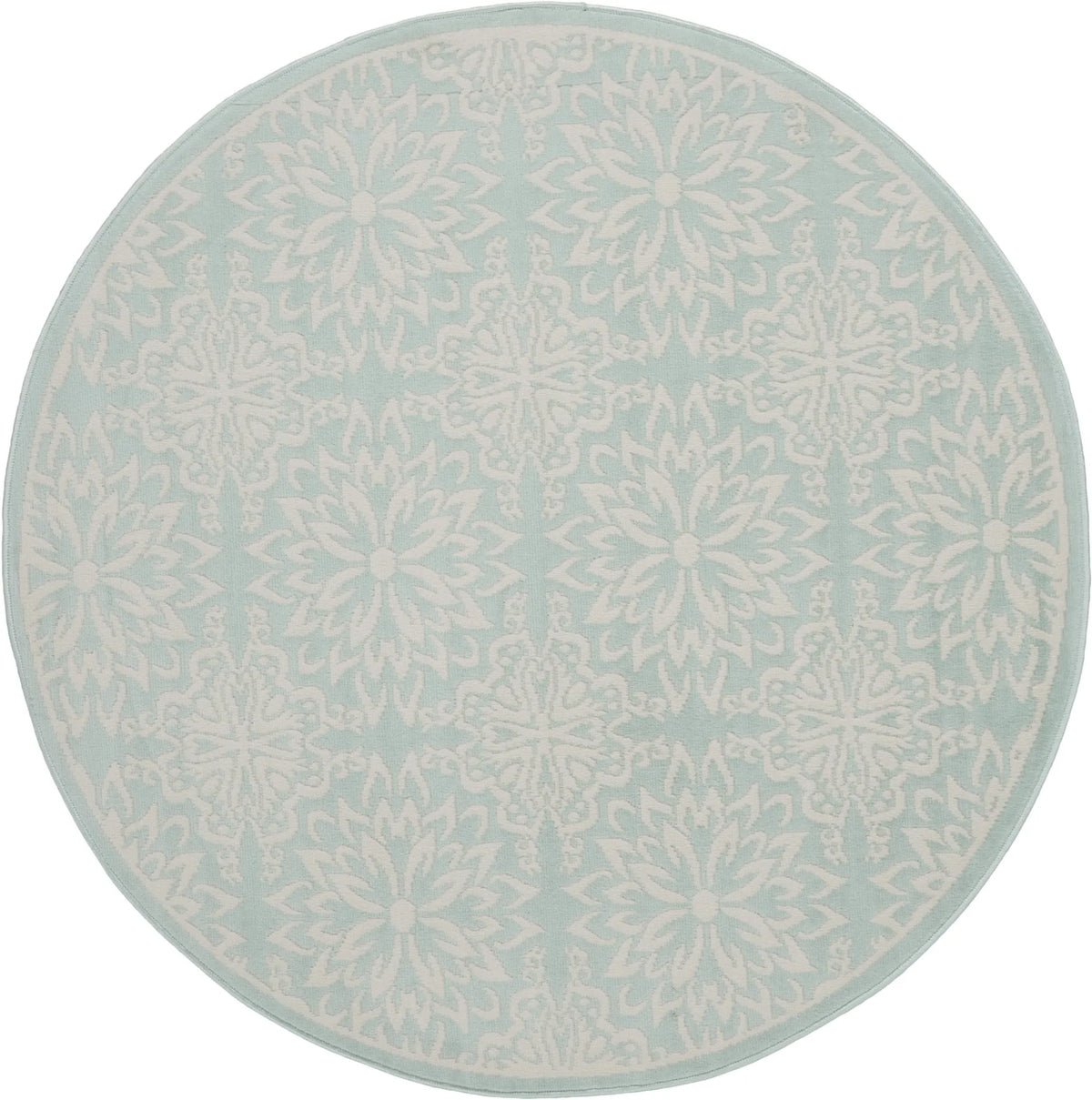 Jubilant JUB06 Ivory/Green Rug - Rug & Home