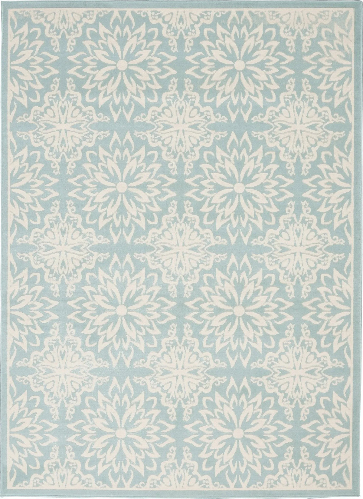 Jubilant JUB06 Ivory/Green Rug - Rug & Home