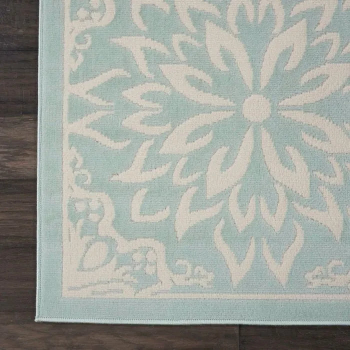 Jubilant JUB06 Ivory/Green Rug - Rug & Home