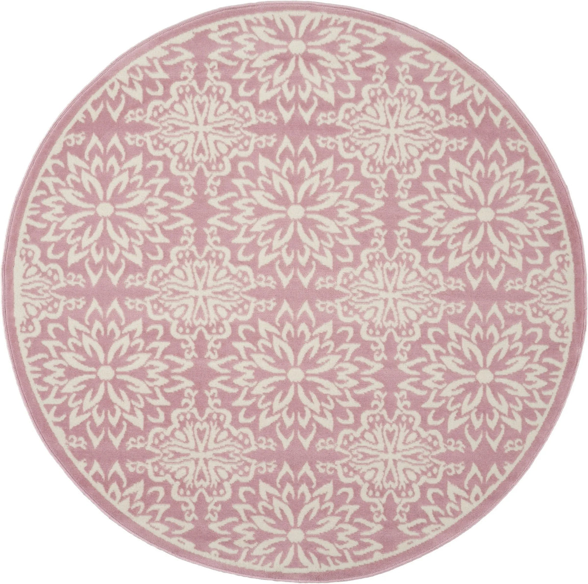 Jubilant JUB06 Ivory/Pink Rug - Rug & Home