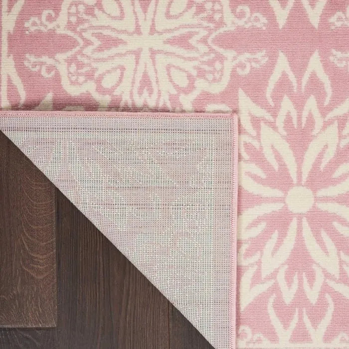 Jubilant JUB06 Ivory/Pink Rug - Rug & Home