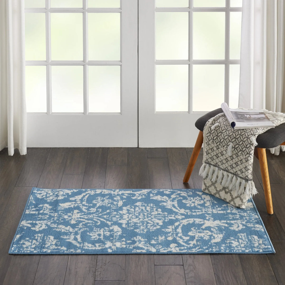 Jubilant JUB09 Blue Rug - Rug & Home