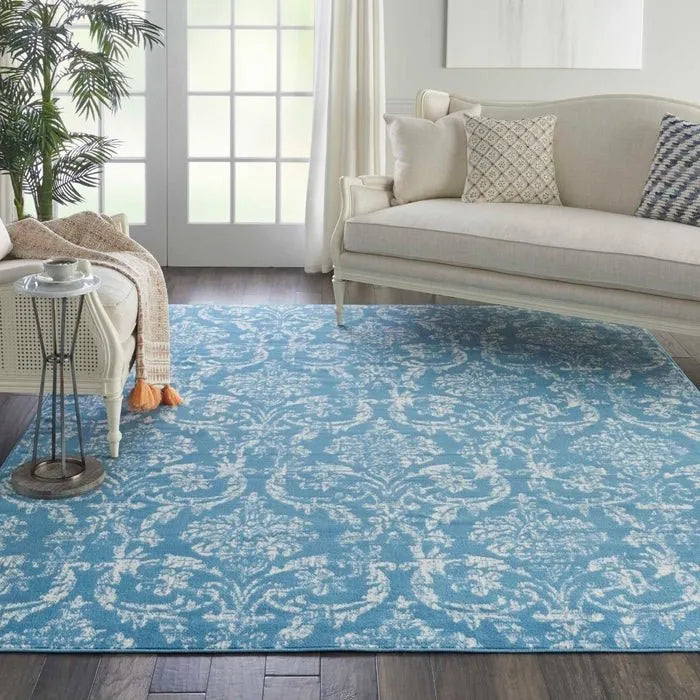 Jubilant JUB09 Blue Rug - Rug & Home