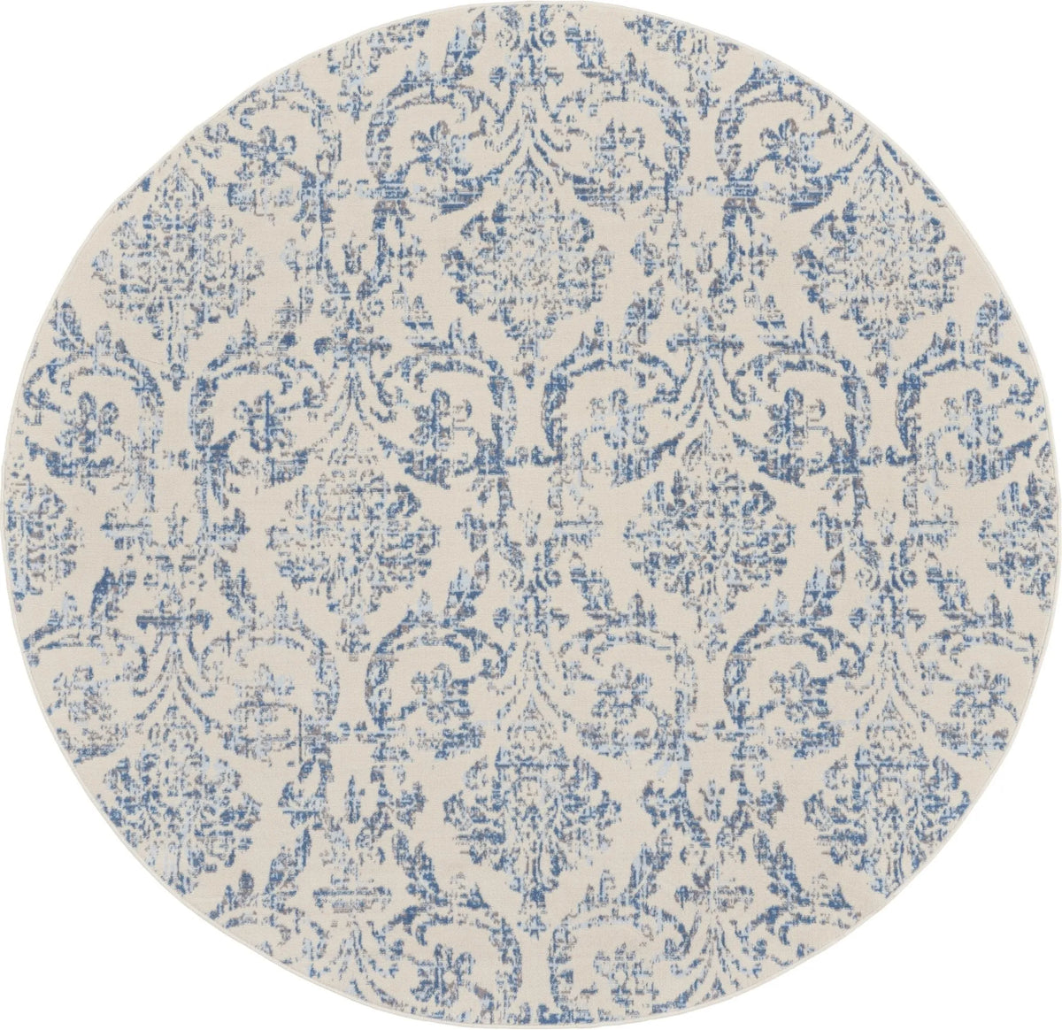 Jubilant JUB09 Ivory Blue Rug - Rug & Home