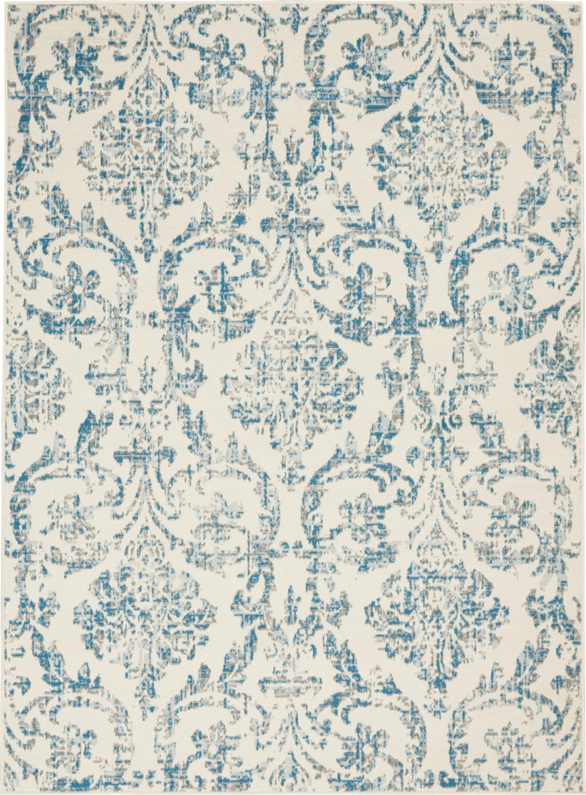 Jubilant JUB09 Ivory Blue Rug - Rug & Home