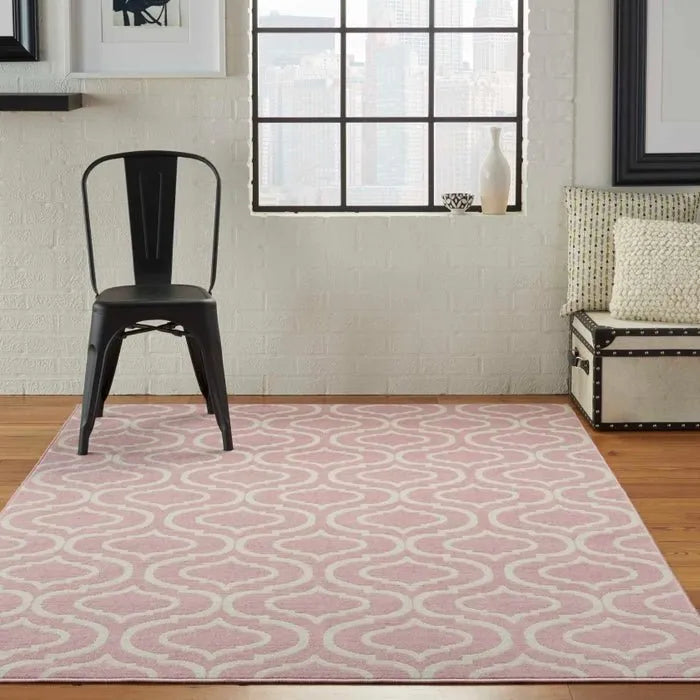 Jubilant JUB19 Pink Rug - Rug & Home