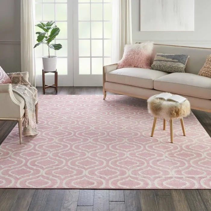 Jubilant JUB19 Pink Rug - Rug & Home