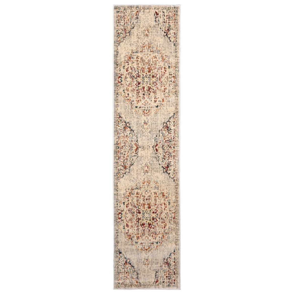 Juliette 2803H Grey/Rust Rug - Rug & Home