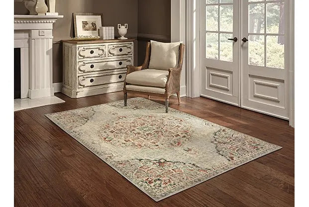 Juliette 2803H Grey/Rust Rug - Rug & Home