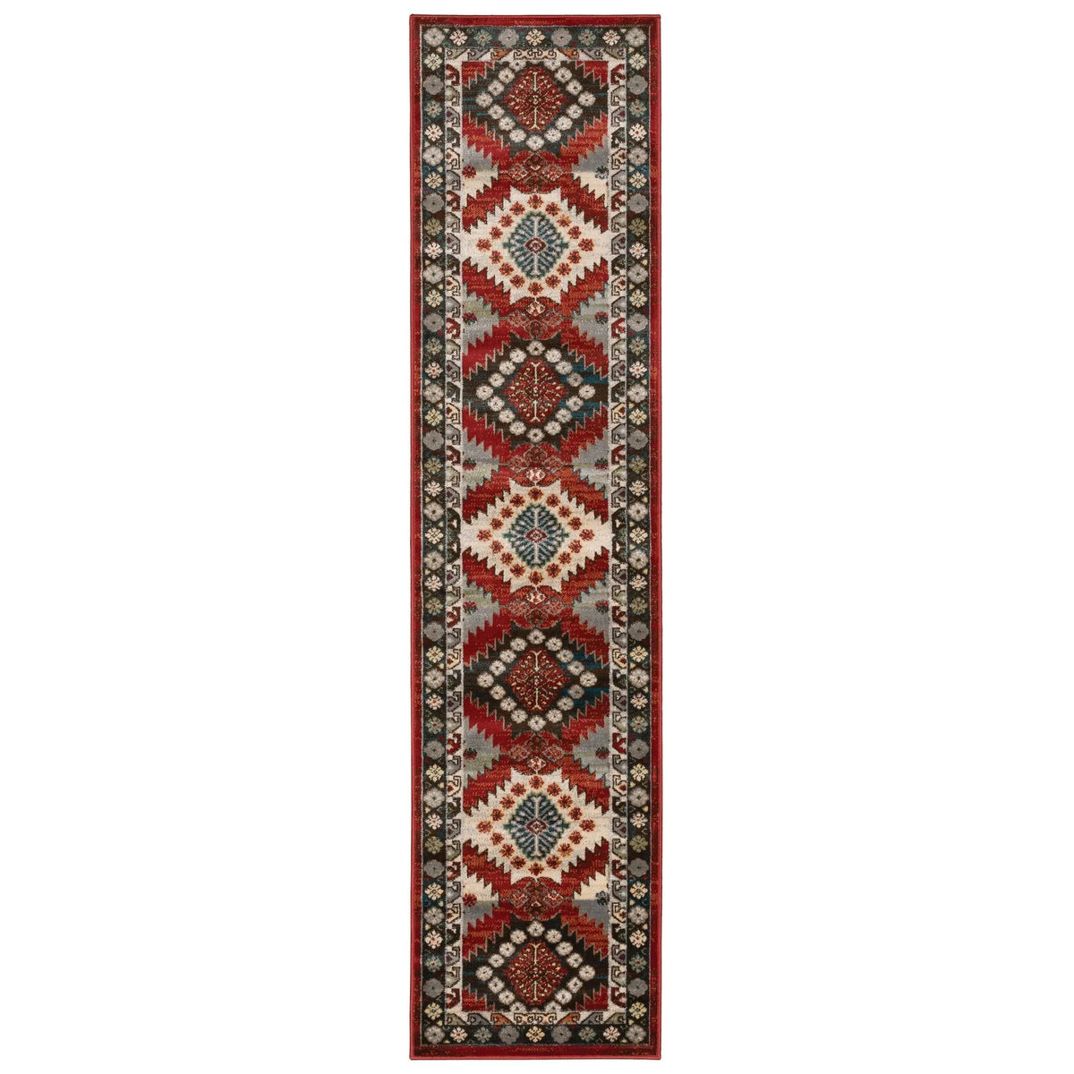 Juliette 2R Red/Multi Rug - Rug & Home