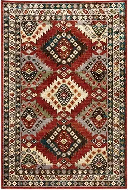 Juliette 2R Red/Multi Rug - Rug & Home