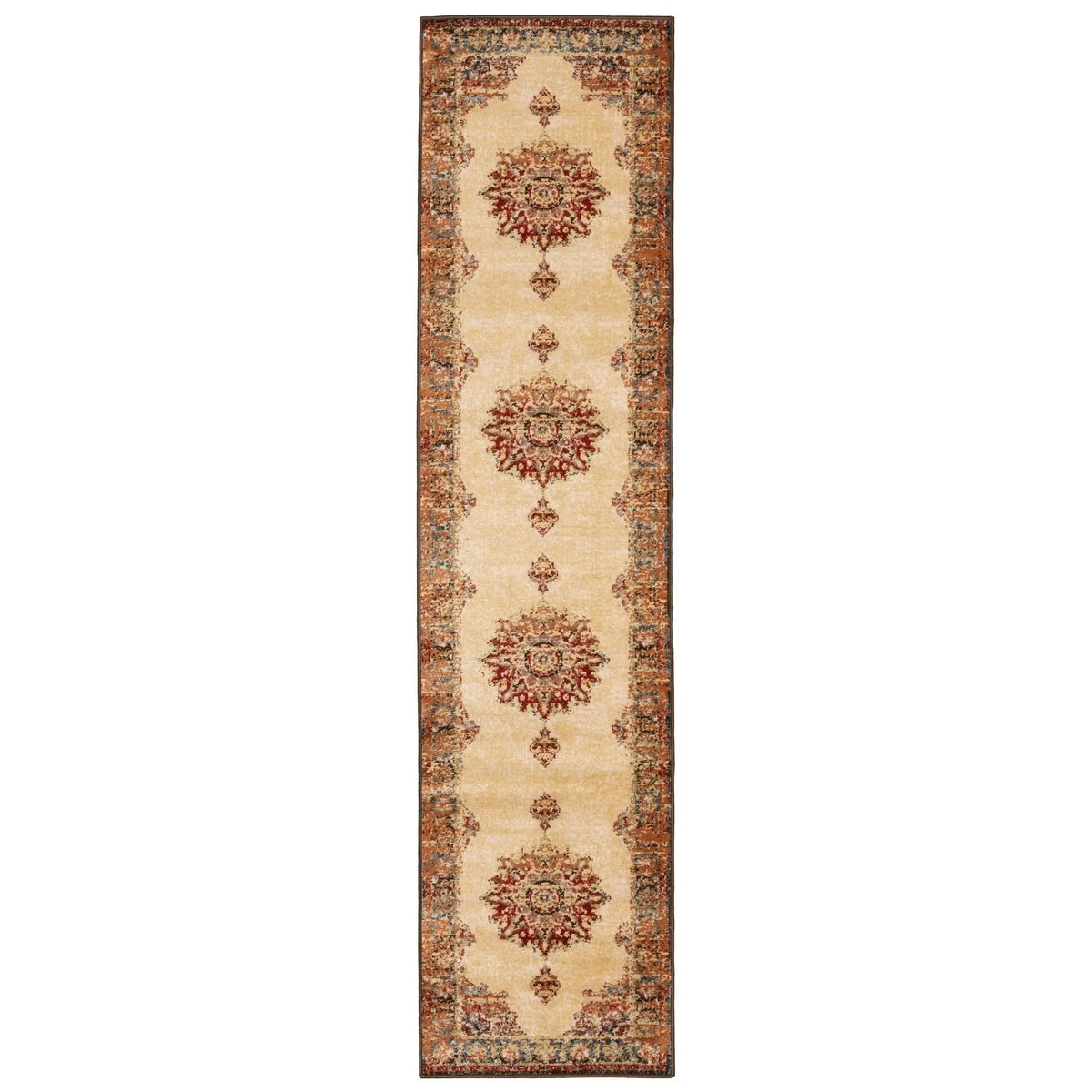 Juliette 8120W Gold/Orange Rug - Rug & Home