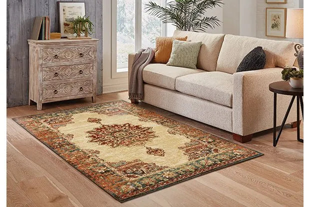 Juliette 8120W Gold/Orange Rug - Rug & Home